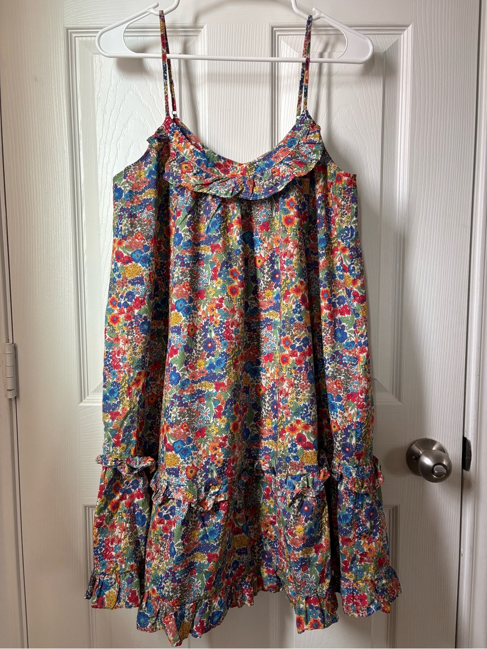 J Crew x Liberty of London Ruffle Dress